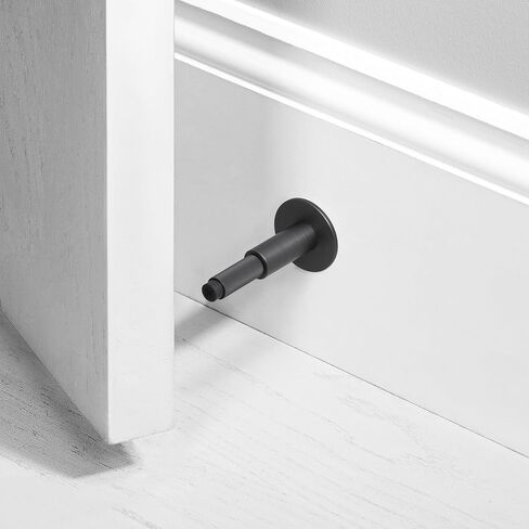 Wall Mount Door Stop-0.79 Inch Tall and 1.97 Inch Wide-Steel Finish Buster And Punch Nds-07375 in Saudi Arabia