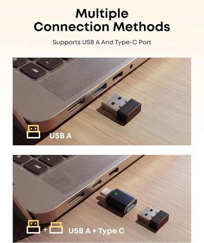 مجموعة لوحة مفاتيح وماوس محمولة قابلة للطي، اتصال Bluetooth1/2+USB A+Type C(4 في 1)، قفل لوحة المفاتيح، تصميم صامت لاسلكي قابل للطي بالحجم الكامل للسفر/المنزل/المكتب - أسود رمادي in Kuwait