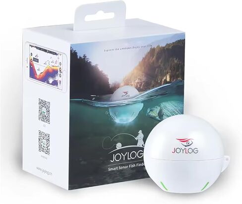 Portable GPS Sonar Fish Finder, Wireless Bluetooth Depth Finder with 3D Depth Maps for Kayak/Ice/Boat/Shore Fishing, Free User-Friendly iOS & Android App, Fishing Accessories in Saudi Arabia