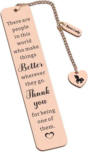 Boss Easter Gifts for Women Thank You Appreciation Gifts for Boss Lady Retirement Promotion Gifts Work Bestie for Boss Leader Manager Mentor Supervisor Boss Lady Bookmark Gift Social Worker Gifts in Saudi Arabia