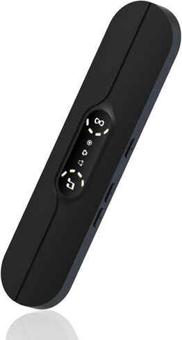 Hesond وسادة مكبر صوت توصيل العظام ستيريو بلوتوث موسيقى لاسلكية صغيرة محمولة شريط النوم سماعات النوم مكبر صوت مع شاشة LED ضوضاء بيضاء للنوم الجانبي تدعم بطاقة TF (أسود) in Kuwait