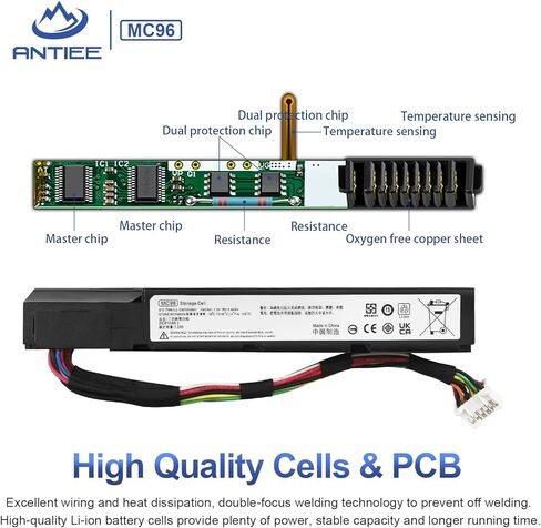 MC96 MC96G9 استبدال بطارية الكمبيوتر المحمول HP Smart Array P840AR P440AR P840 P440 Raid Controller التخزين الذكي 750450-001 786761-001 727260-002 871264-001 815983-001 876850-001 HSTNN-IS6A 7.2 فولت 8.64 واط ساعة in Saudi Arabia