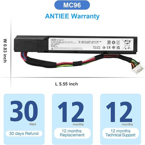 MC96 MC96G9 استبدال بطارية الكمبيوتر المحمول HP Smart Array P840AR P440AR P840 P440 Raid Controller التخزين الذكي 750450-001 786761-001 727260-002 871264-001 815983-001 876850-001 HSTNN-IS6A 7.2 فولت 8.64 واط ساعة in Saudi Arabia