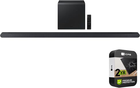 Samsung HW-S800D Ultra-Slim 3.1.2ch Wireless Dolby Atmos Soundbar w/Q-Symphony (2024) (Renewed) Bundle with 2 Year Enhanced Protection Pack in Saudi Arabia