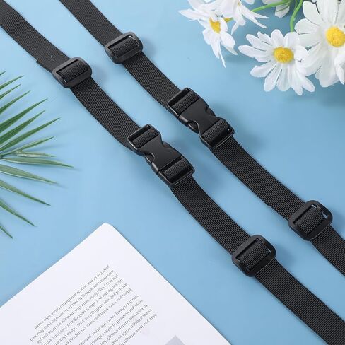 2 PCS Adjustable Backpack Chest Strap, Replacement Sternum Straps with Quick Release Buckle Backpack Chest Strap Add on for Backpacks Secures for Hiking, Jogging, Daily Outdoor Use in Kuwait