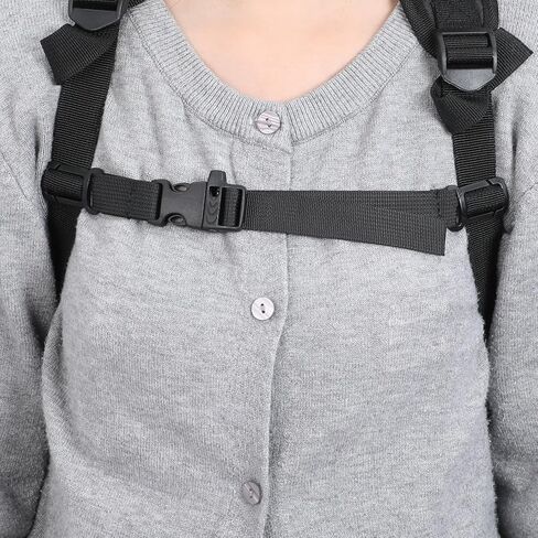 Elastic Backpack Chest Strap Add On Heavy Duty Sternum Straps for Backpacks Adjustable Backpack Straps for Hiking Travel Daily Outdoor Use Compatible With Most Backpacks in Saudi Arabia