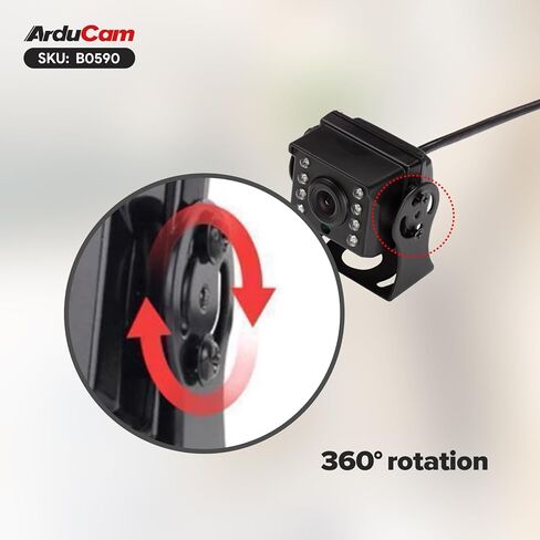 وحدة كاميرا USB للرؤية الليلية والنهارية 2 ميجابكسل من Arducam، كاميرا ويب USB 2.0 بتبديل الأشعة تحت الحمراء تلقائيًا بدقة 1080 بكسل، مع مصابيح LED بالأشعة تحت الحمراء 850 نانومتر لنظام التشغيل Windows وLinux وAndroid وMac OS in Saudi Arabia