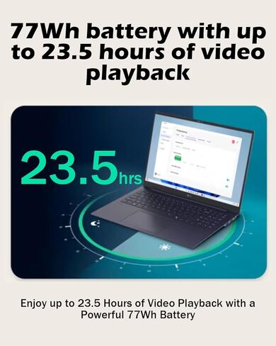 LG Gram 17 Touchscreen Laptop Copilot+ PC، Intel Ultra 7 Series 2 258V (حتى 4.8 جيجا هرتز)، شاشة لمس WQXGA 17.3 بوصة، Intel Arc Graphics، Wi-Fi 7، Windows 11 Pro (32 جيجا DDR5X | 1 تيرابايت SSD) in Saudi Arabia