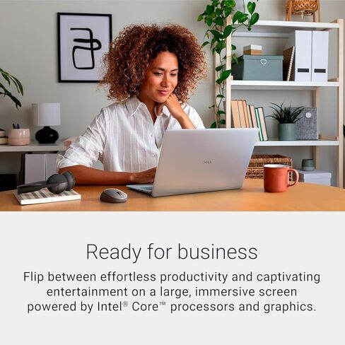 Dell 16 DC16251 Touchscreen Laptop, Intel Core 7 Processor 150U(up to 5.4 GHz), 16" FHD+ 300 Nits Display, 32 GB DDR5, 1 TB SSD, Backlit Keyboard, Fingerprint Reader, Copilot AI, Windows 11 Pro in Saudi Arabia