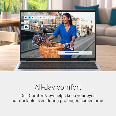 Dell 16 DC16251 Touchscreen Laptop, Intel Core 7 Processor 150U(up to 5.4 GHz), 16" FHD+ 300 Nits Display, 32 GB DDR5, 1 TB SSD, Backlit Keyboard, Fingerprint Reader, Copilot AI, Windows 11 Pro in Saudi Arabia