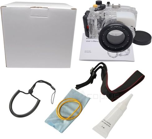 Mcoplus® Underwater Waterproof Housing Case Bag 40M 130ft for Sony DSC-RX100 Mark III in Saudi Arabia