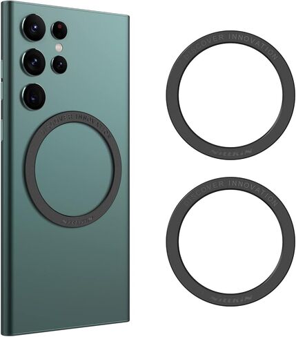 Nillkin MagSafe Ring Magnet - Magsafe Magnetic Ring for Samsung Galaxy S25 S24 S23 S22 Ultra/Plus, iPhone 16 15 14 13 12 11/XS/8/SE, Google Pixel 9/8/7 Pro and Android Phones, 2 Pack Black in Saudi Arabia