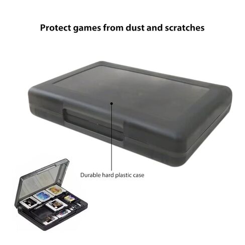 USonline911 24 في 1 حامل بطاقة الألعاب صندوق خرطوشة متوافق مع نينتندو نيو 2DS XL - دخاني in Kuwait