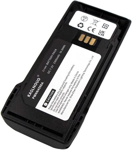 5-Pack PMNN4598A Battery Replacement Compatible with Motorola R2 Radio PMNN4598 PMNN4600 PMNN4600A 7.2V/2300mAh with Belt Clip in Saudi Arabia