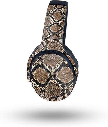 غلاف MightySkins اللامع اللامع المتوافق مع Skullcandy Crusher ANC 2 - Rattler | لمسة نهائية لامعة واقية ومتينة شديدة اللمعان | سهل التطبيق والإزالة وتغيير الأنماط in Kuwait