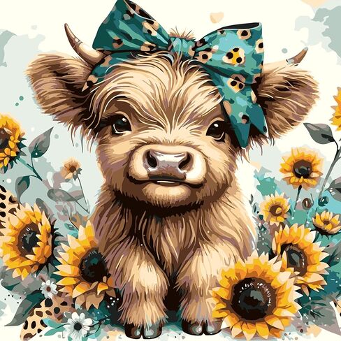BYGFHLYW Animals Paint by Numbers Kit for Adults Beginners, Raccoon Family Easy Adult Paint by Number Kits On Canvas, DIY Acrylic Oil Painting Kits for Home Wall Decor 16x16Inch in Saudi Arabia