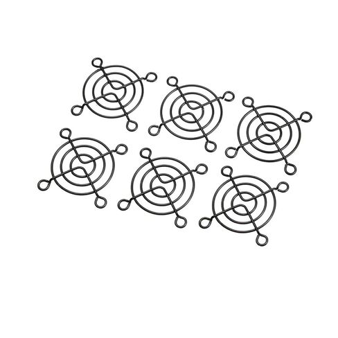 100 قطعة 50 مللي متر PC مروحة شواء حامي المعادن فنجر الحرس 50x50 مللي متر 5 سنتيمتر الأسود لهجة مروحة الشوايات ل 50 مللي متر مراوح التبريد in Kuwait
