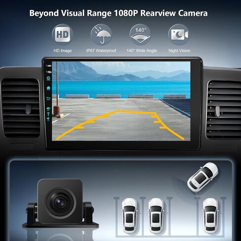 10.2 بوصة راديو السيارة ستيريو ترقية Android 13 لسيارة Chevy Silverado 2007-2013 GMC Sierra Yukon مع CarPlay Android Auto 1080P كاميرا احتياطية/BT5.4 ((4Ram 64Rom) 10.2) in Kuwait