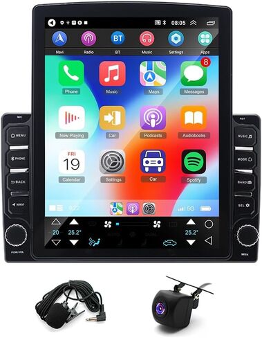 ستيريو سيارة 4+64 جيجابايت 9.7 بوصة لسيارة دودج رام 1500 2006-2008 مع اتصال لاسلكي مع Carplay Android Auto وشاشة تعمل باللمس وراديو GPS Navi وWiFi وBluetooth وFM وHiFi وMic وكاميرا احتياطية in Saudi Arabia