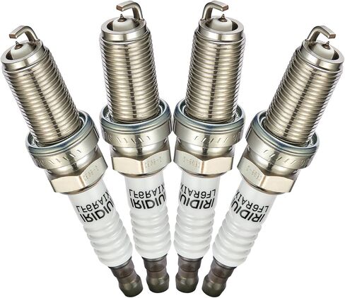 L77JC4 شمعات الإشعال البحرية 4 عبوات - متوافقة مع Nissan NS 9.9B-40D، متوافقة مع سوزوكي DT9.9-DT30C، Tohatsu M9.9D2-M40D2، سلسلة Yamaha 150 - تحل محل RS37YC للمحركات الخارجية in Kuwait