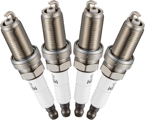 L77JC4 شمعات الإشعال البحرية 4 عبوات - متوافقة مع Nissan NS 9.9B-40D، متوافقة مع سوزوكي DT9.9-DT30C، Tohatsu M9.9D2-M40D2، سلسلة Yamaha 150 - تحل محل RS37YC للمحركات الخارجية in Kuwait