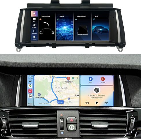 شاشة لمس 8.9 بوصة CarPlay لنظام BMW X3 X4 F25 NBT 2013-2016 راديو السيارة ستيريو الوسائط المتعددة شاشة لاسلكية Android Auto Mirrorlink HD1920*720 (Linux F25 (NBT)) in Kuwait