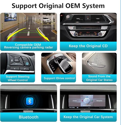 8.9 Inch Touchscreen CarPlay for BMW X3 X4 F25 NBT System 2013-2016 Car Radio Stereo Multimedia Screen Wireless Android Auto Mirrorlink HD1920*720 (Linux F25 (NBT)) in Saudi Arabia