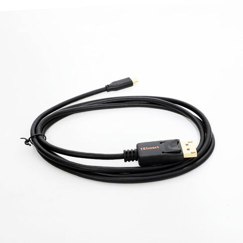 TESmart 5ft USB-C to DisplayPort Cable (4K@60Hz 2K@165Hz), Gold-Plated, USB Type-C/Thunderbolt 4/3 to DP Cord, HDR, Compatible with MacBook, iPhone 16 Pro/Max, iPad Pro, XPS, ThinkPad, Surface, Galaxy in Kuwait