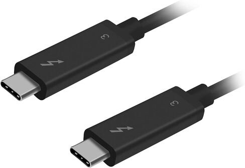 معتمد من SIIG Thunderbolt 3، كابل Thunderbolt 3 Active بسرعة 40 جيجابت في الثانية بطول 1 متر - شحن 100 واط/5 أمبير/20 فولت - سلسلة ديزي تصل إلى 6 أجهزة - USB من النوع C مع شعار Thunderbolt متوافق - 3.3 قدم in Saudi Arabia