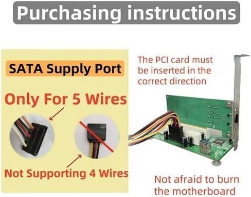 بطاقة توسيع PCIe x1 إلى بطاقة توسيع PCI مزدوجة 32 بت - USB 3.1، طاقة خارجية، كابل مسطح، متوافق مع بطاقات الضرائب/الصوت/الفيديو in Kuwait