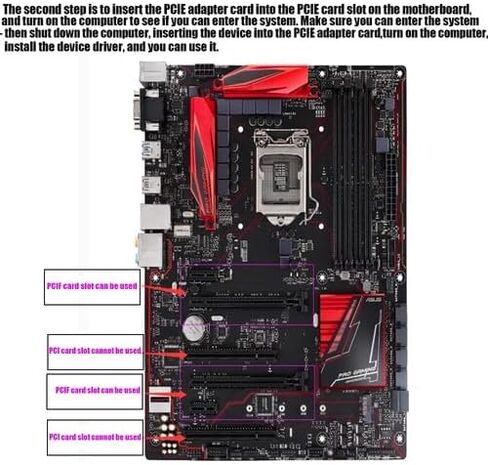 بطاقة توسيع PCIe x1 إلى بطاقة توسيع PCI مزدوجة 32 بت - USB 3.1، طاقة خارجية، كابل مسطح، متوافق مع بطاقات الضرائب/الصوت/الفيديو in Kuwait