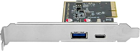 PCIe to USB3.0 TypeC 3.1 Card ASM1142 Chip Powering for Fast Data Transfer and Increased USB Port Desktop Computer USB Expansion in Saudi Arabia