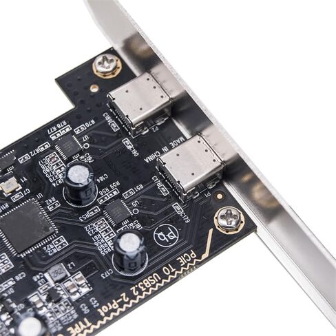 بطاقة PCIe GEN1 USB 3.2 ASM1042 منفذ وحدة التحكم في التوسيع الداخلي من النوع C USB 3. محول PCIE لمحول اللوحة الأمامية من النوع C لسطح المكتب in Saudi Arabia