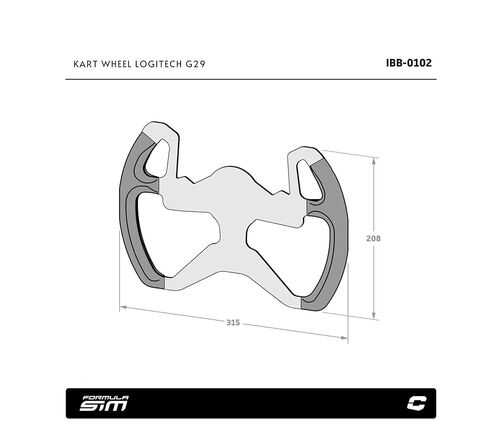 COLLINO Formula Sim Wheel for Logitech G29 & G923 – Steel Reinforced Core, Italian Suede Grip, Plug & Play Racing Upgrade for PS4, PC & Sim Racing Setups in Saudi Arabia
