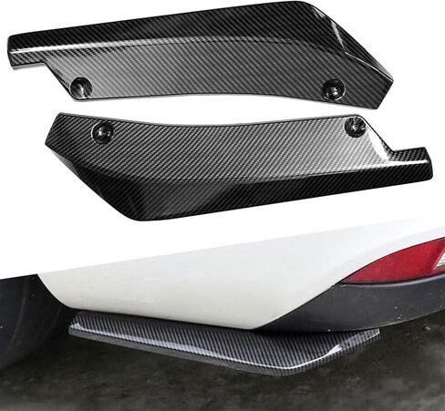 قطعتان من ممتص الصدمات الخلفي للسيارة Subaru Impreza IV Hatchback 2007-2013 2014 2015 2016، موزع شفة خلفي للزاوية الخلفية وواقي خدوش جانبي للسيارة، أسود in Kuwait