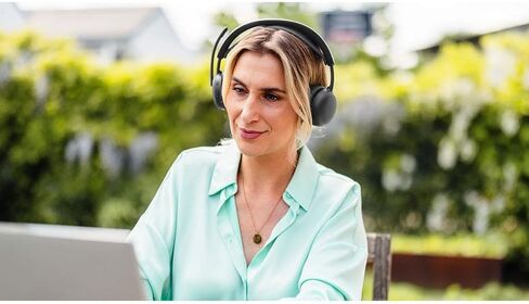 Logitech Zone Wireless 2 ES - Noise-Canceling Wireless Headset with Adaptive Hybrid ANC, Bluetooth, Graphite in Saudi Arabia