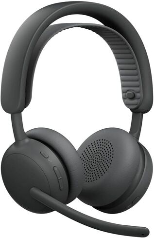 Logitech Zone Wireless 2 ES - Noise-Canceling Wireless Headset with Adaptive Hybrid ANC, Bluetooth, Graphite in Saudi Arabia