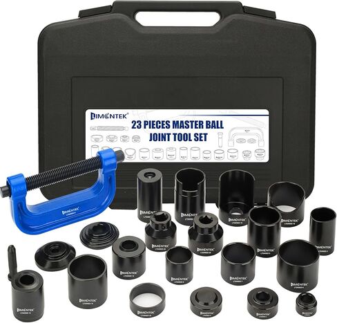 23pcs ball consist kit ، أداة إزالة مفصل الكرة الرئيسية للثقيلة ، مفاصل U ودبابيس الفرامل ، متوافقة مع المركبات 2WD و 4WD (الأزرق) in Kuwait