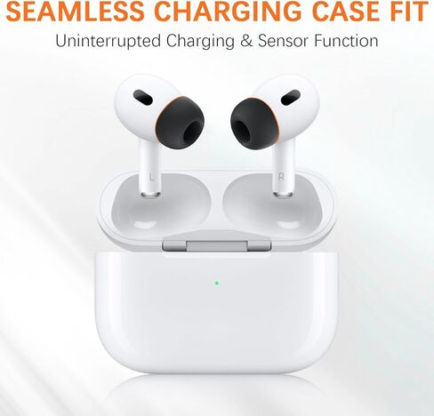 أطراف أذن من الإسفنج الذكي من سلسلة Pro لأجهزة AirPods Pro 3، لتعزيز الجهير وإلغاء الضوضاء بشكل أفضل، وختم آمن، 3 أزواج من أطراف الاستبدال القابلة لإعادة الاستخدام (أسود، S/M/L) in Kuwait