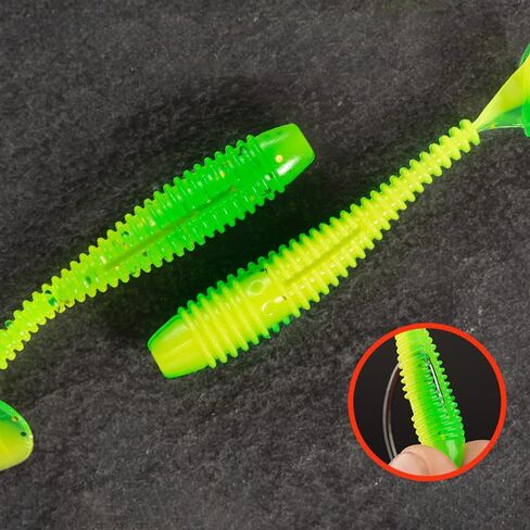 23 Pack Fishing Lures Kit for Freshwater Bait Tackle Kit for Soft Frog Earthworm Fishing Accessories Tackle Box Including Hook Lures Soft Plastic Worms in Saudi Arabia