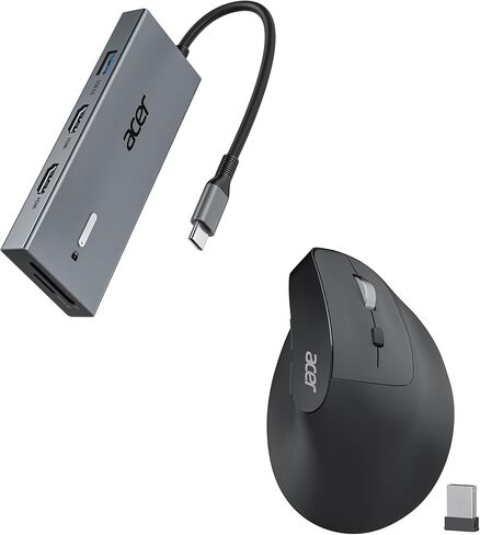 حزمة محطة إرساء USB C من Acer مع ماوس مريح in Saudi Arabia