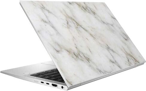 ملصق Skinit للكمبيوتر المحمول متوافق مع HP Elitebook 840 G7 - سكينيت مرخص رسميًا ومصمم في الأصل بتصميم عاجي رمادي داكن in Kuwait