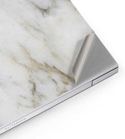 ملصق Skinit للكمبيوتر المحمول متوافق مع HP Elitebook 840 G7 - سكينيت مرخص رسميًا ومصمم في الأصل بتصميم عاجي رمادي داكن in Kuwait