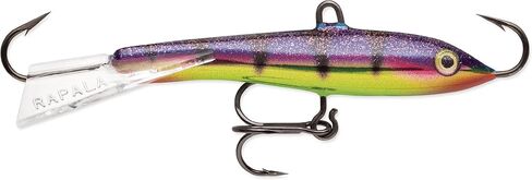 Rapala Jigging Rap, Ice Fishing Jigging Lure, Walleye Pike and Perch Jig, Vertical Jigging Bait, 2-3/4", Purple Shades in Saudi Arabia