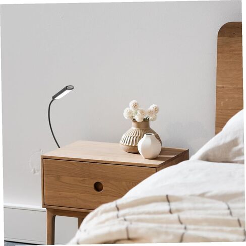 Ciieeo Rechargeable LED Reading Lamp Piano Stand Clip Light for Sheet Music, Multi-Function Bedside Music Score Lamp with Adjustable Brightness, USB Charging, Black in Kuwait