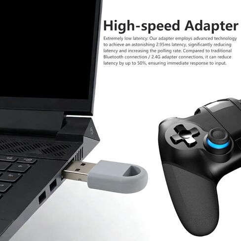 Wireless Dongle for PS4 and for Switch Lite, for HyperLink 2 Adapter for Xbox One Bluetooth and for PC Gaming in Saudi Arabia