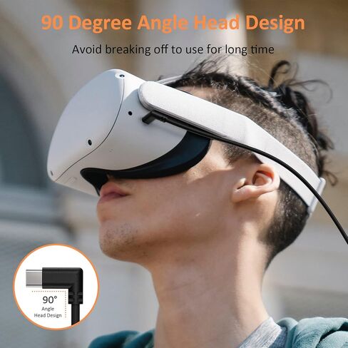 مجموعة NexiGo الأساسية لـ Oculus Quest، قاعدة شحن مطورة مع ضوء LED لـ Oculus Quest 2، [يدعم حزام النخبة]، كابل توصيل بطول 16 قدمًا مع مضخم إشارة، غطاء حماية لعدسة الواقع الافتراضي وسماعات أذن للألعاب in Kuwait