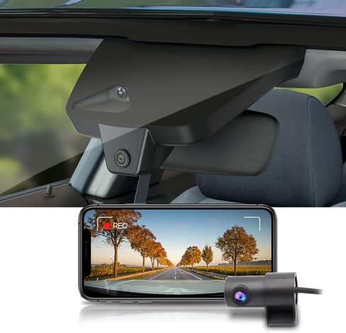 Fitcamx 4K Dash Cam Suitable for Toyota 4Runner 2025-2026 & Hybrid (HD2-35030), OEM Factory Look, UHD 2160P Video, Built-in WiFi & APP, Loop Recording, G-Sensor, Night Vision, Plug & Play, 64GB Card in Saudi Arabia