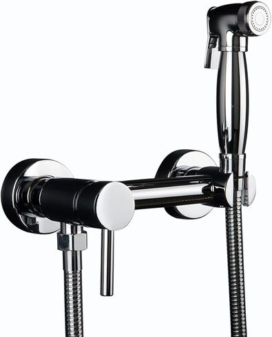 HandheldSprayer for Toilet Brass Baby Cloth Diaper Sprayer for Hot and Cold Water PortableFaucet withHose for Feminine Wash, Pet Washing, Easy to Install, Chrome,1.2m Hose(1.5m Hose) in Saudi Arabia
