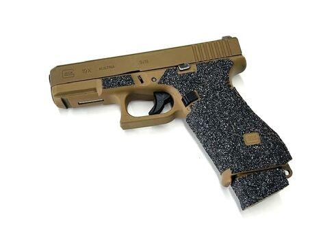 شريط قبضة مسدس HANDLEITGRIPS متوافق مع Glock 19x/ Glock 19x MOS/Glock 45/ Glock 45 MOS/ - شريط قبضة مسدس من سلسلة Elite، أغلفة مسدس، مملوكة للمحاربين القدامى، صنع في الولايات المتحدة الأمريكية in Kuwait